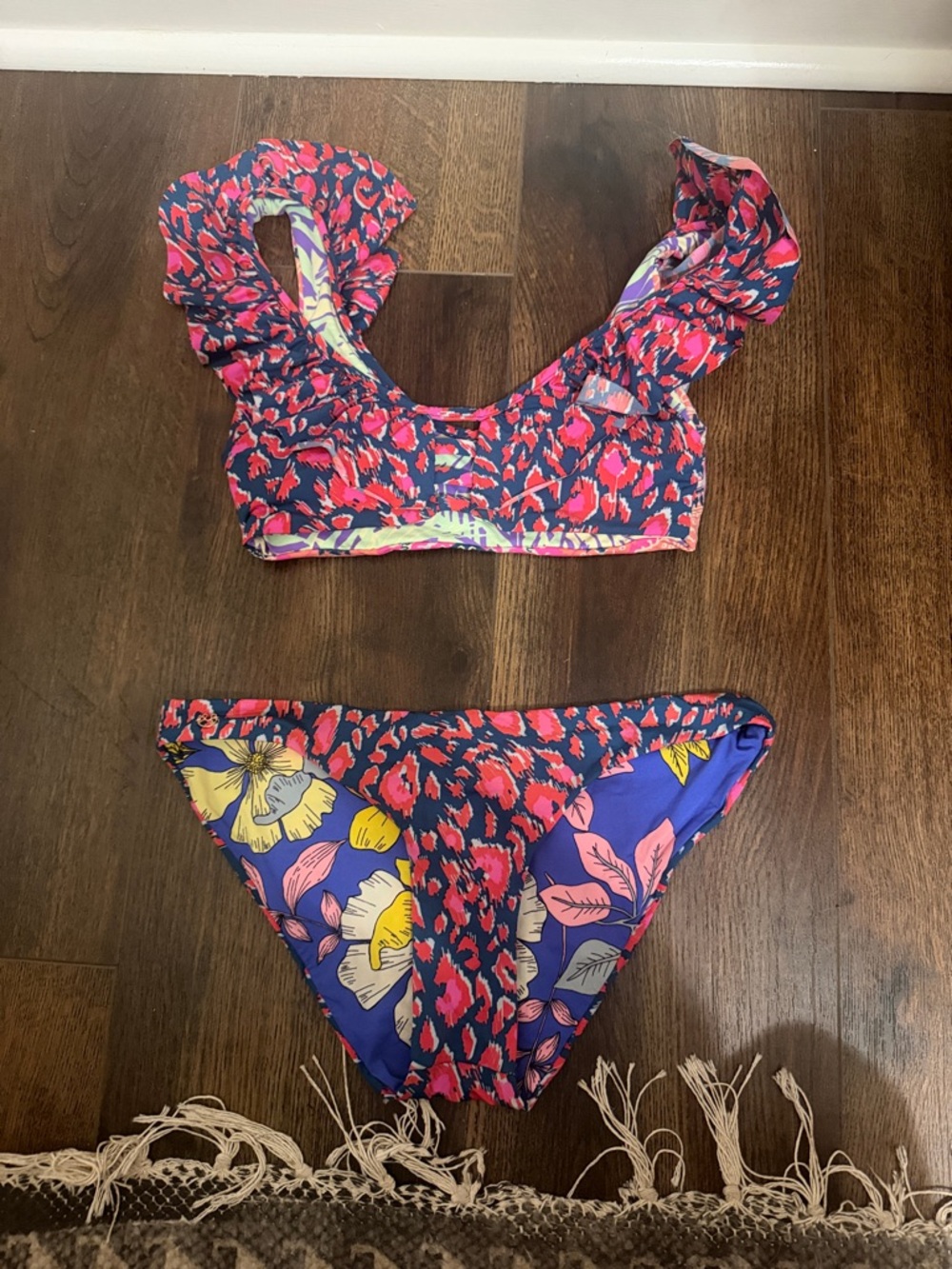Maaji Ruffled Floral Bikini Set - Picture 2 of 5